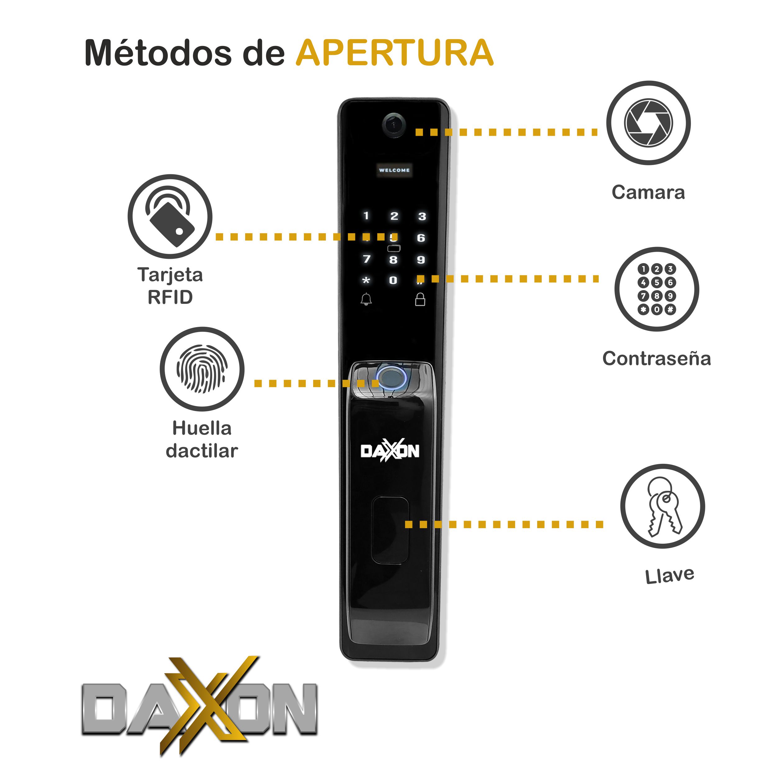Foto 2 | Cerradura Electrónica Daxxon P500 Cam