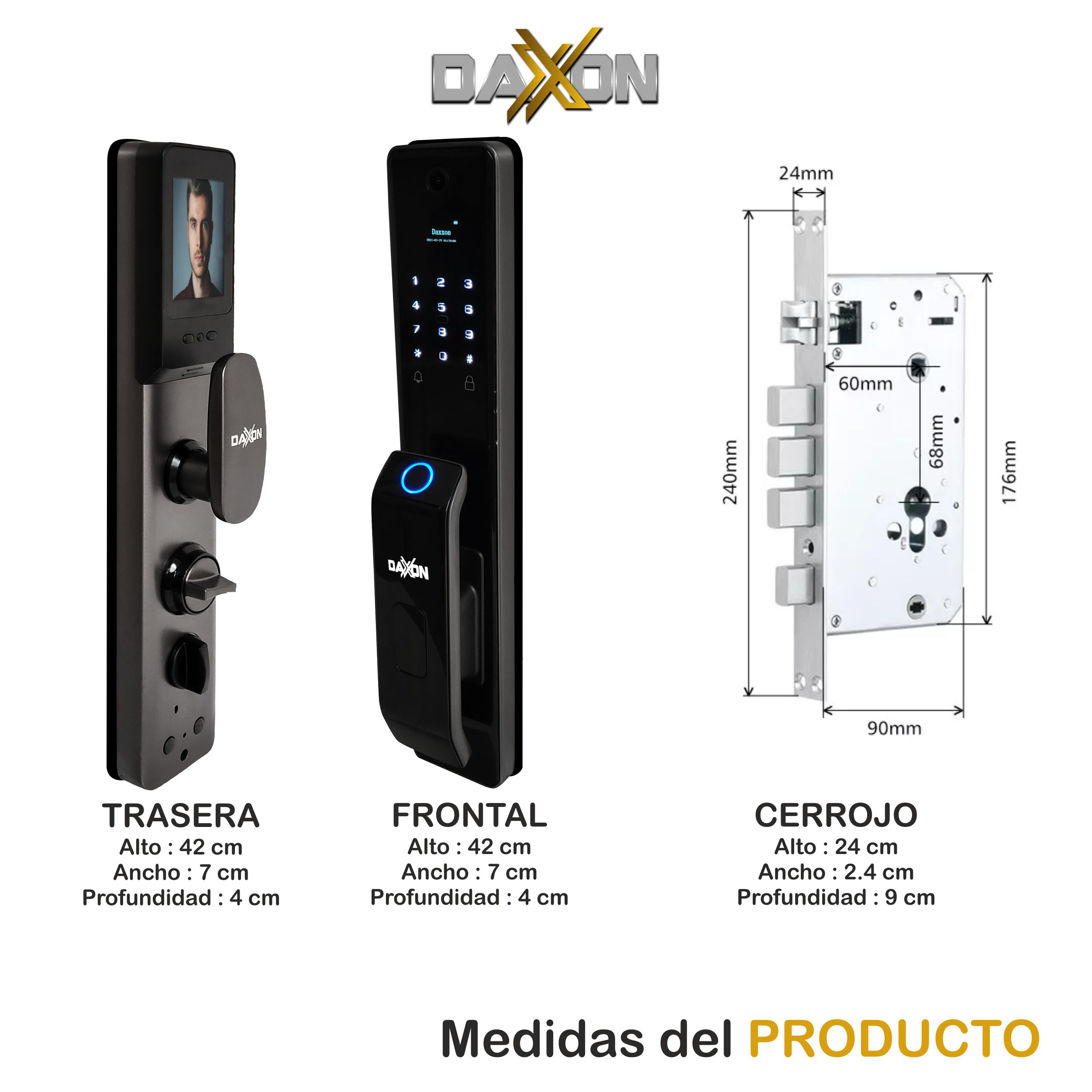 Foto 3 | Cerradura Electrónica Daxxon P500 Cam