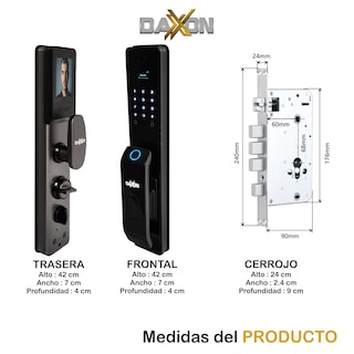 Foto 3 | Cerradura Electrónica Daxxon P500 Cam
