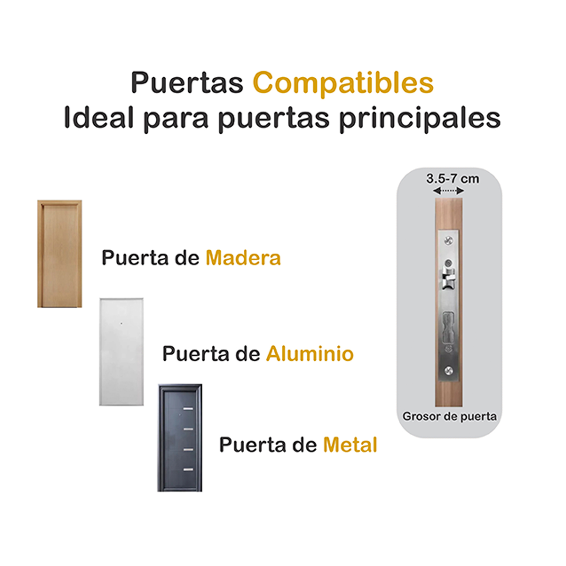Foto 5 pulgar | Cerradura Electrónica  Inteligente Daxxon B110 color Negro