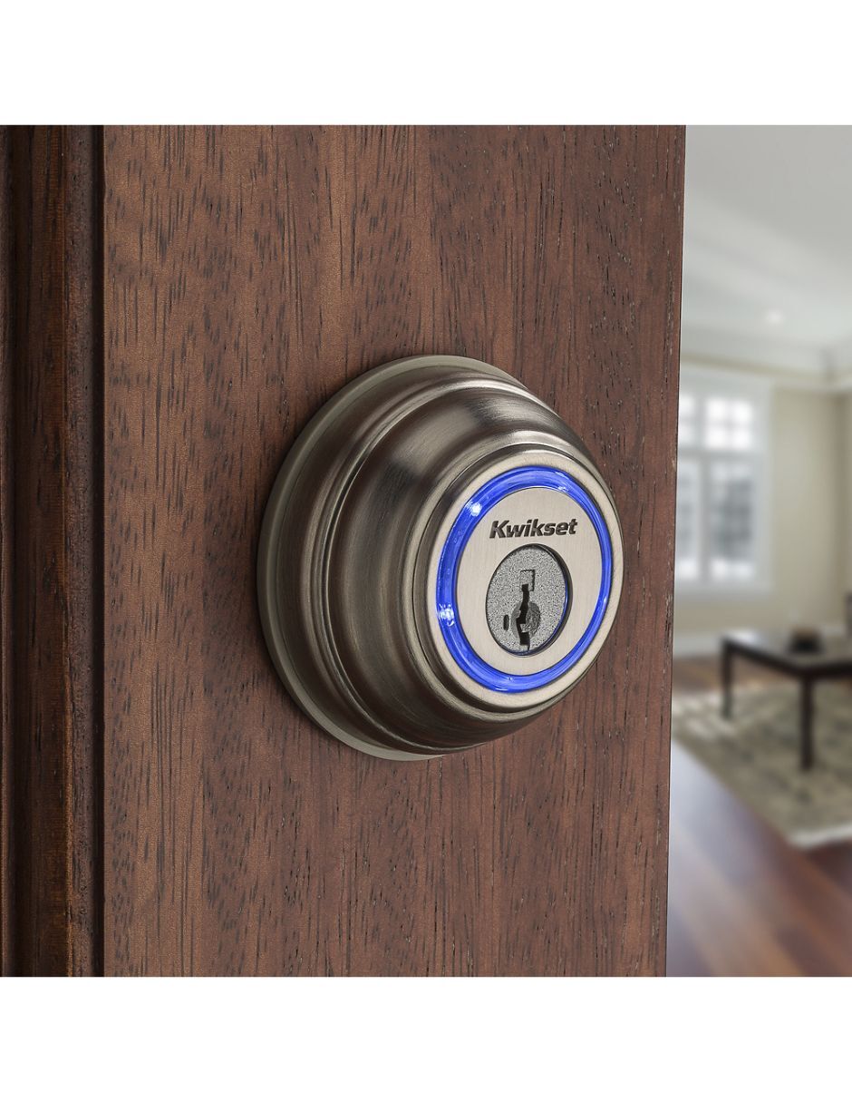 Foto 3 pulgar | Cerradura Inteligente Kwikset Kevo 2 99250-202 Gris