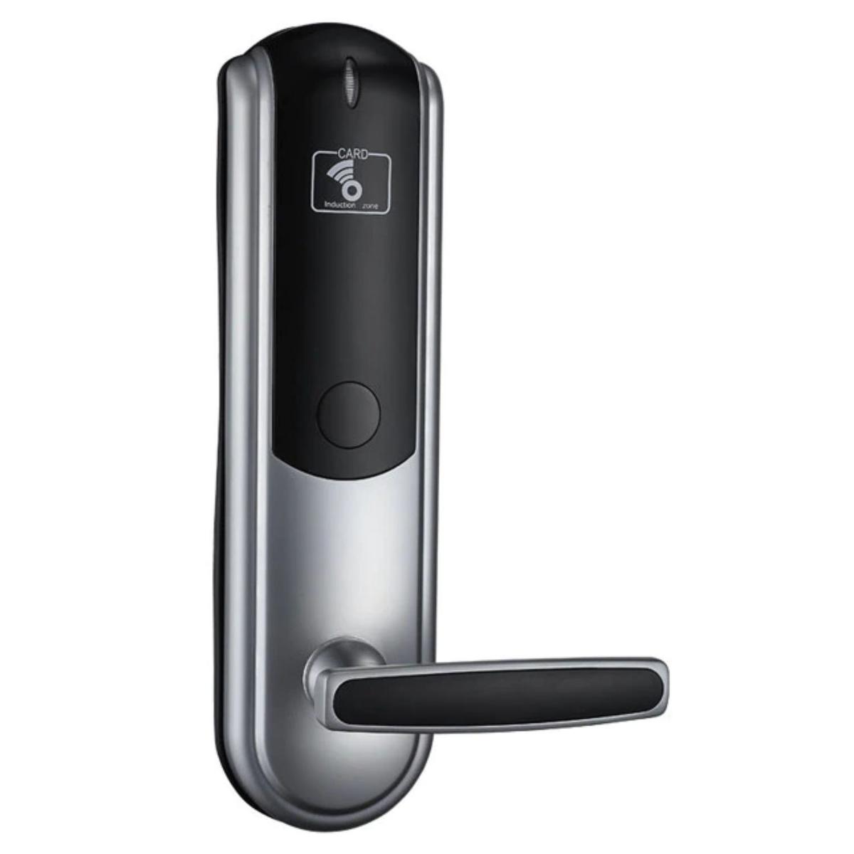 Chapa Inteligente Con Tarjeta Ventdepot Mxsfl-003 1 Pieza Gris/negro