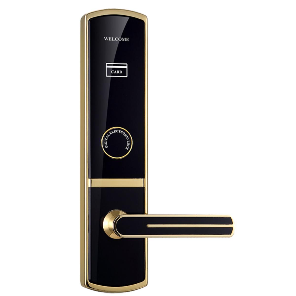 Manija Electrónica Seguridad Nfc Ventdepot Mxsyk-001 1 Pieza Oro