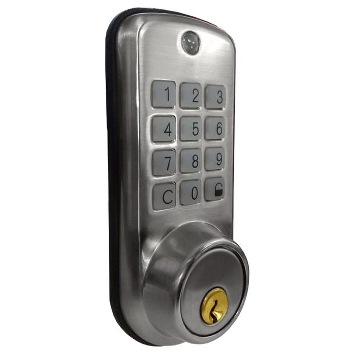 Foto 1 | Manija con Teclado de Seguridad Ventdepot Mxlrp-0011 Pieza Plata