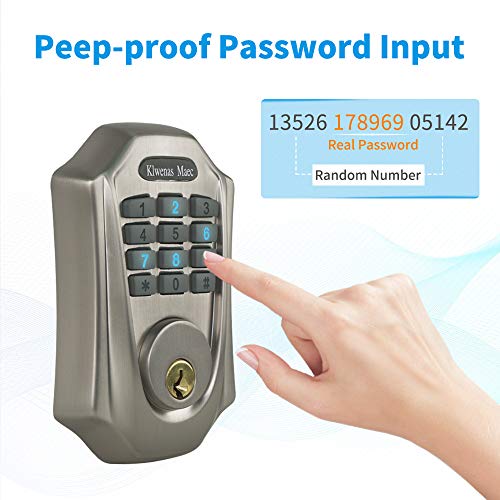 Venta Internacional- Smart Deadbolt Lock Klwenasmaec Electronic Bluetooth