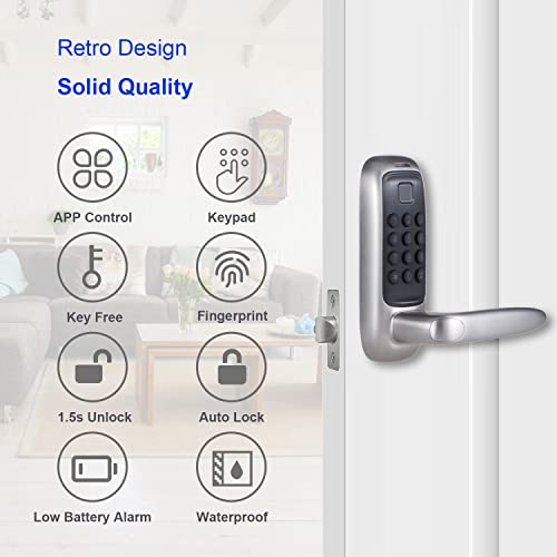 Foto 2 pulgar | Venta Internacional- Cerradura Inteligente para Puerta con Huella Digital