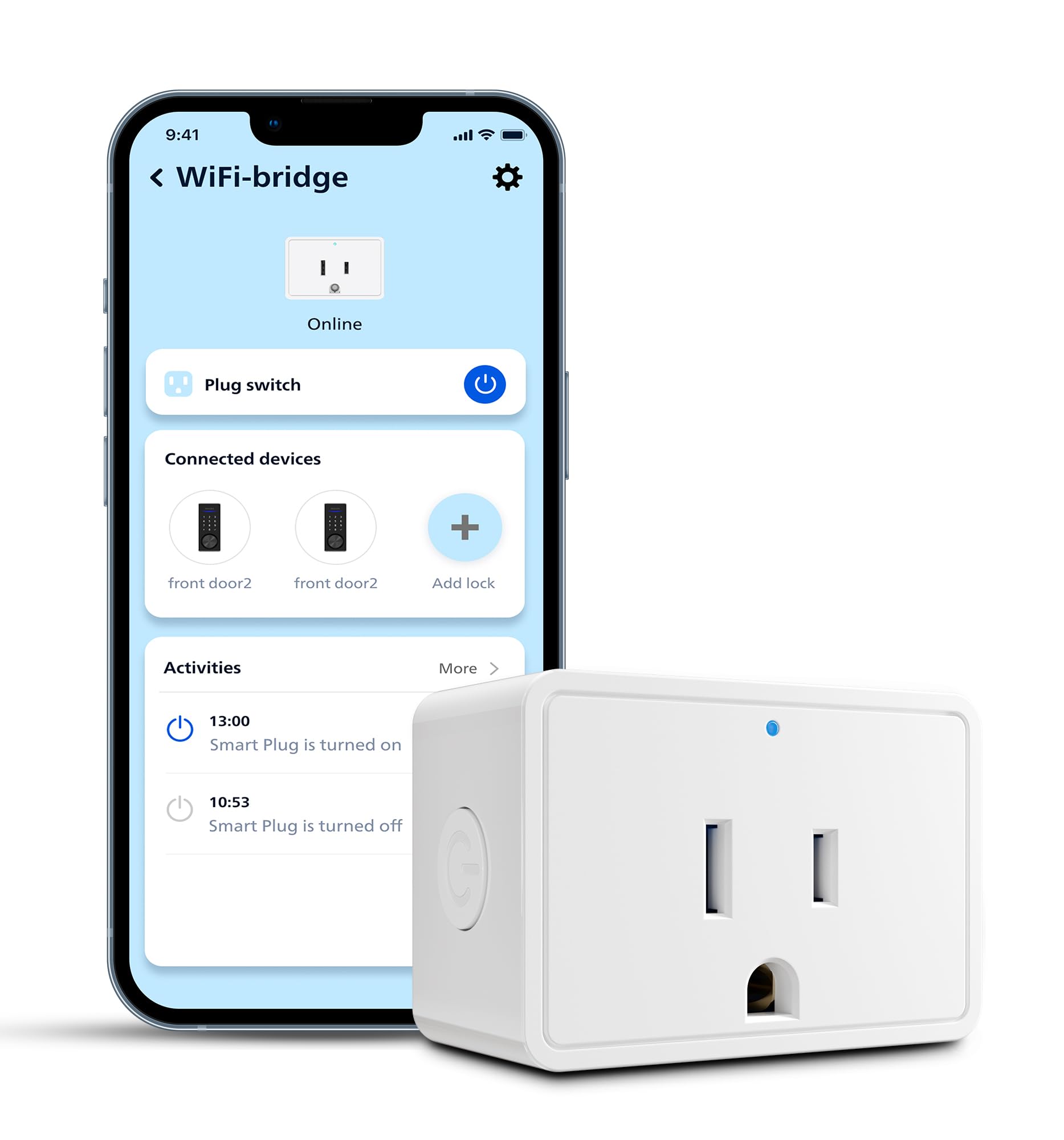 Foto 2 | Puerta De Enlace Wi-fi Philips Deadbolt Con Control Remoto De Entrada Sin Llave - Venta Internacional.