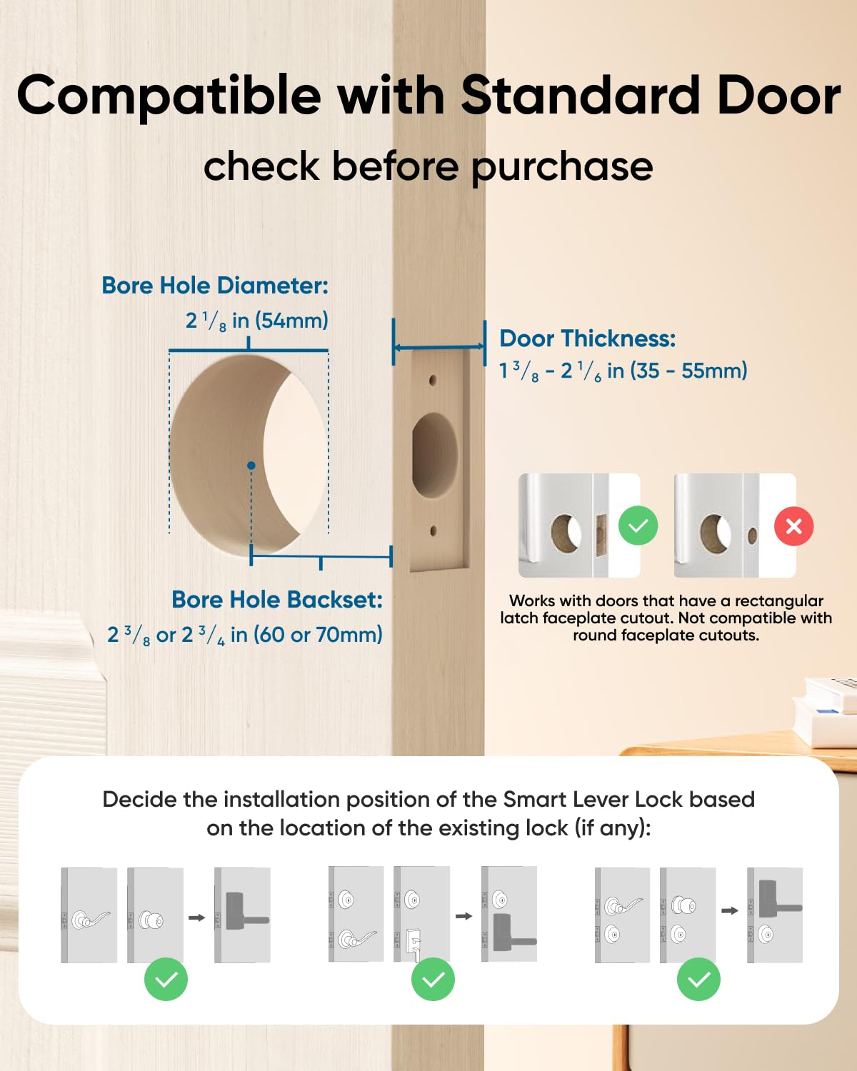 Foto 7 pulgar | Huella Digital Sin Llave Smart Lever Lock Eufy C33 Con Wi-fi - Venta Internacional.
