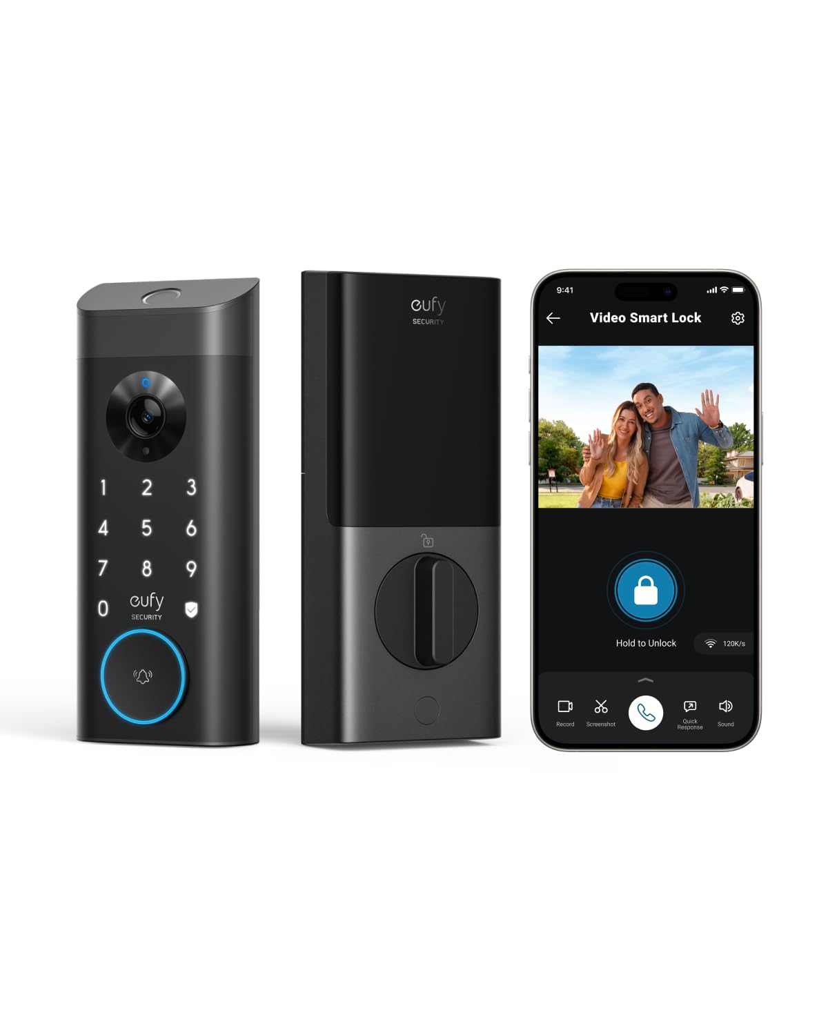 Foto 1 | Vídeo De Seguridad Smart Lock Eufy E330 Con Cámara, Timbre Y Huella Digital - Venta Internacional.