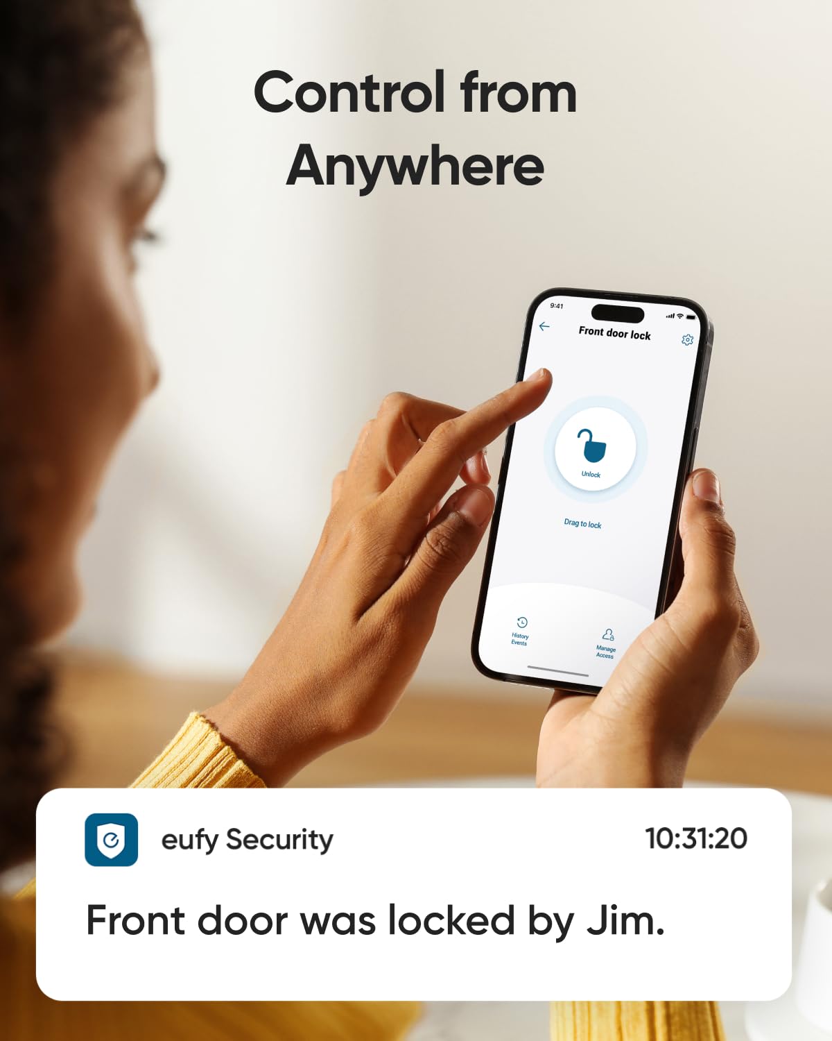 Foto 5 pulgar | Entrada Sin Llave Con Huella Digital Smart Lock Eufy Security C220 - Venta Internacional.
