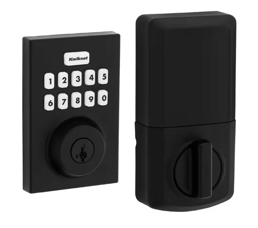 Foto 2 pulgar | Cerradura Electrónica Kwikset Powerbolt 250 Negra - Venta Internacional.