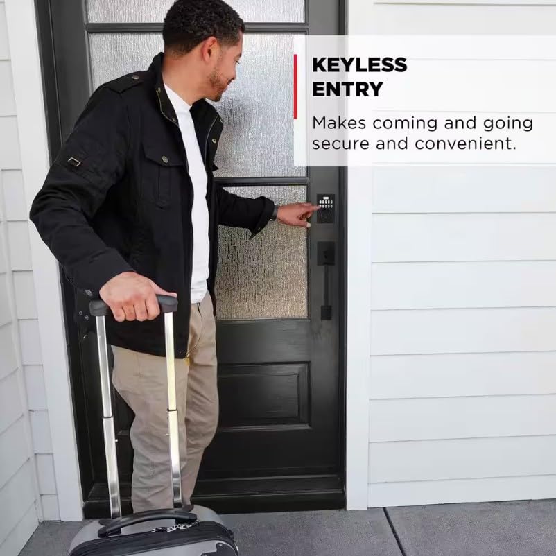 Foto 4 pulgar | Cerradura Electrónica Kwikset Powerbolt 250 Negra - Venta Internacional.