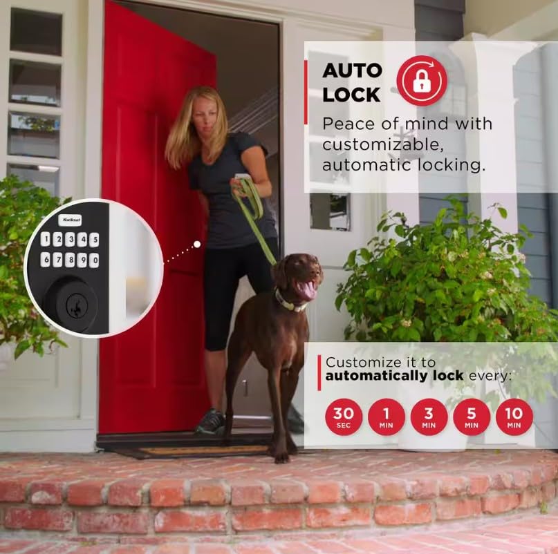 Foto 5 | Cerradura Electrónica Kwikset Powerbolt 250 Negra - Venta Internacional.