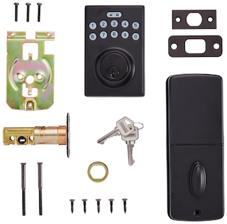 Foto 3 | Cerradura De Puerta Amazon Basics Con Teclado Electrónico Deadbolt, Paquete De 6 - Venta Internacional.