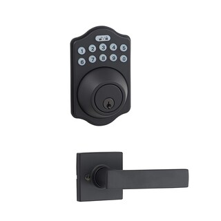 Foto 2 | Cerradura De Puerta Amazon Basics Con Teclado Electrónico Tradicional Deadbolt - Venta Internacional.