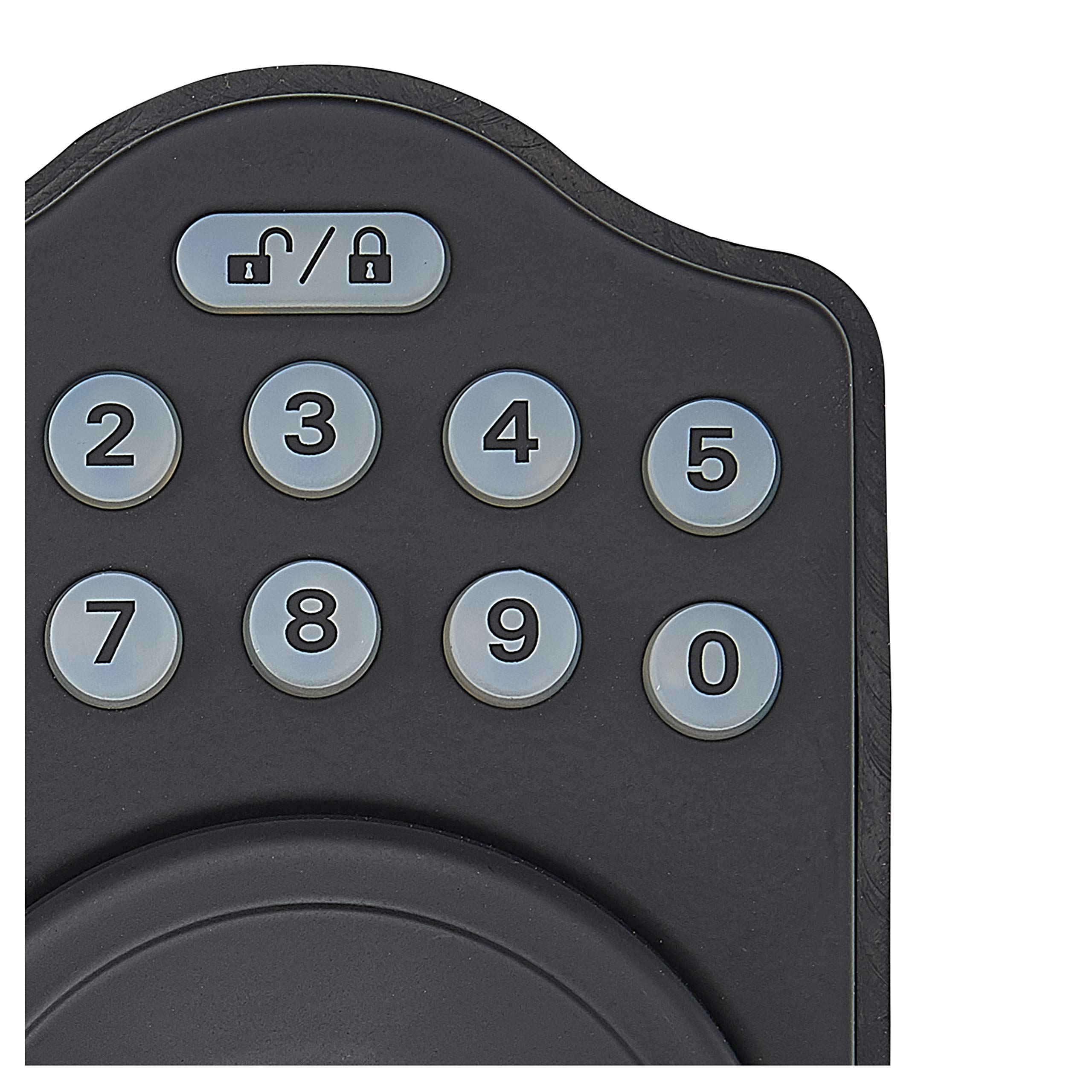 Foto 5 pulgar | Cerradura De Puerta Amazon Basics Con Teclado Electrónico Tradicional Deadbolt - Venta Internacional.