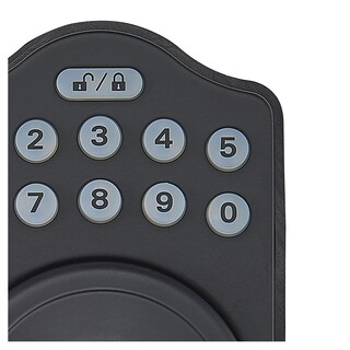 Foto 4 | Cerradura De Puerta Amazon Basics Con Teclado Electrónico Tradicional Deadbolt - Venta Internacional.