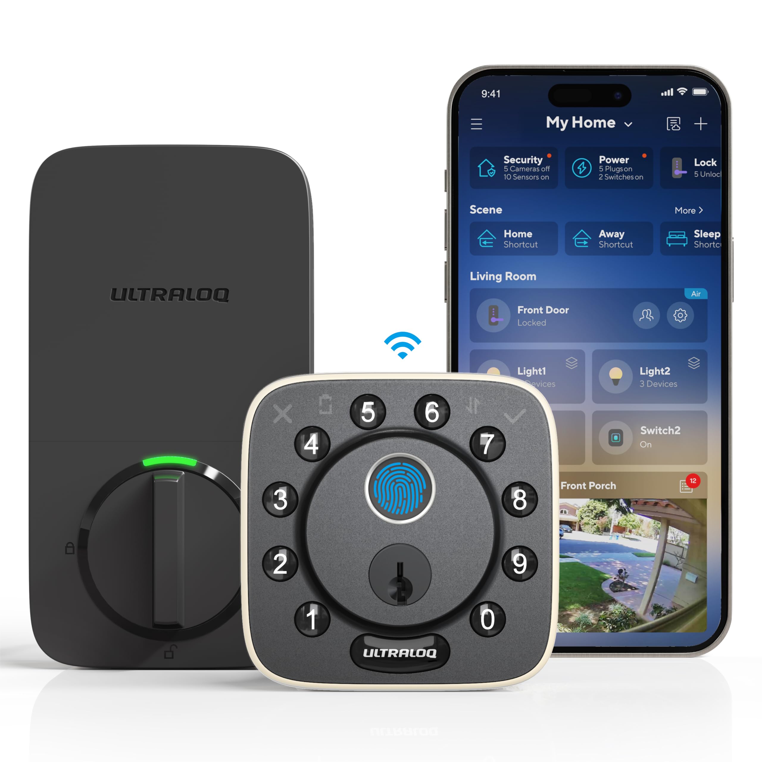 Foto 2 pulgar | Perno De Actualización Smart Lock Ultraloq 2025 Con Huella Digital Wifi Ip65 - Venta Internacional.