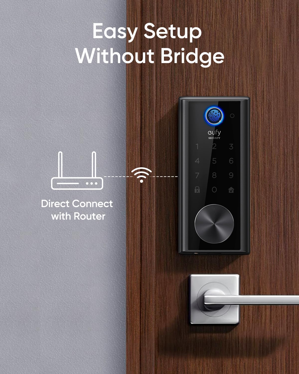 Foto 6 pulgar | Huella Digital Sin Llave Smart Lock Eufy Security S230 Con Wi-fi - Venta Internacional.