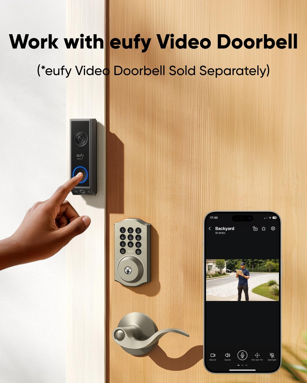 Foto 5 pulgar | Cerrojo Wifi Smart Lock Eufy Security C30 Con Entrada Sin Llave - Venta Internacional.