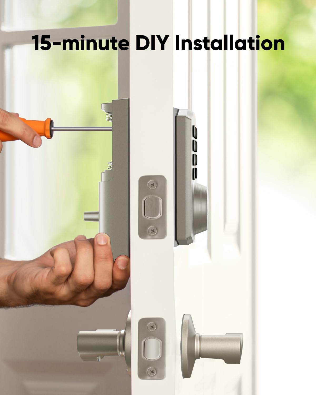 Foto 5 | Cerrojo Wifi Smart Lock Eufy Security C30 Con Entrada Sin Llave - Venta Internacional.
