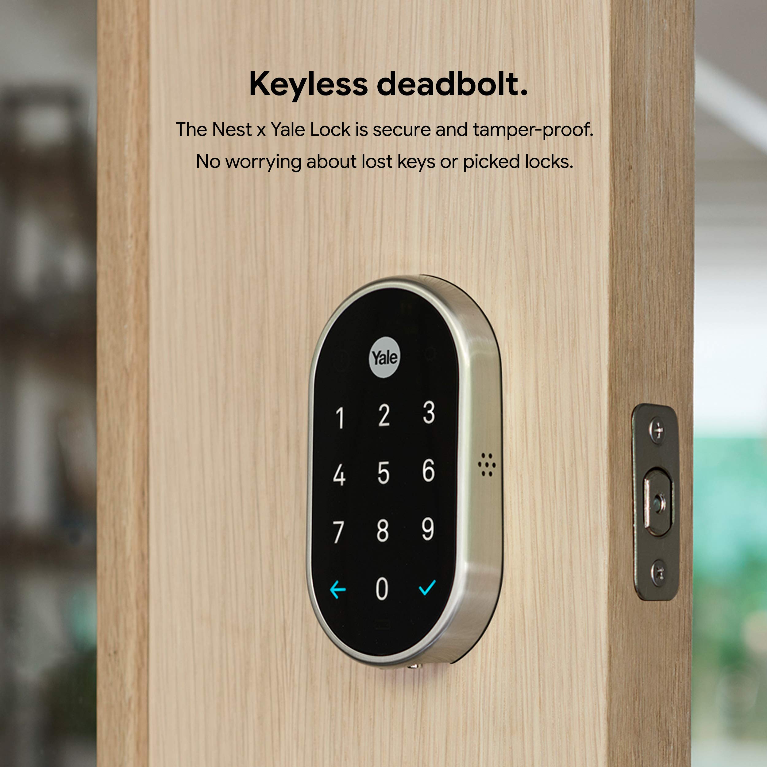 Foto 3 pulgar | Smart Lock Google Nest X Yale A Prueba De Manipulaciones, Bronce Frotado Con Aceite - Venta Internacional.