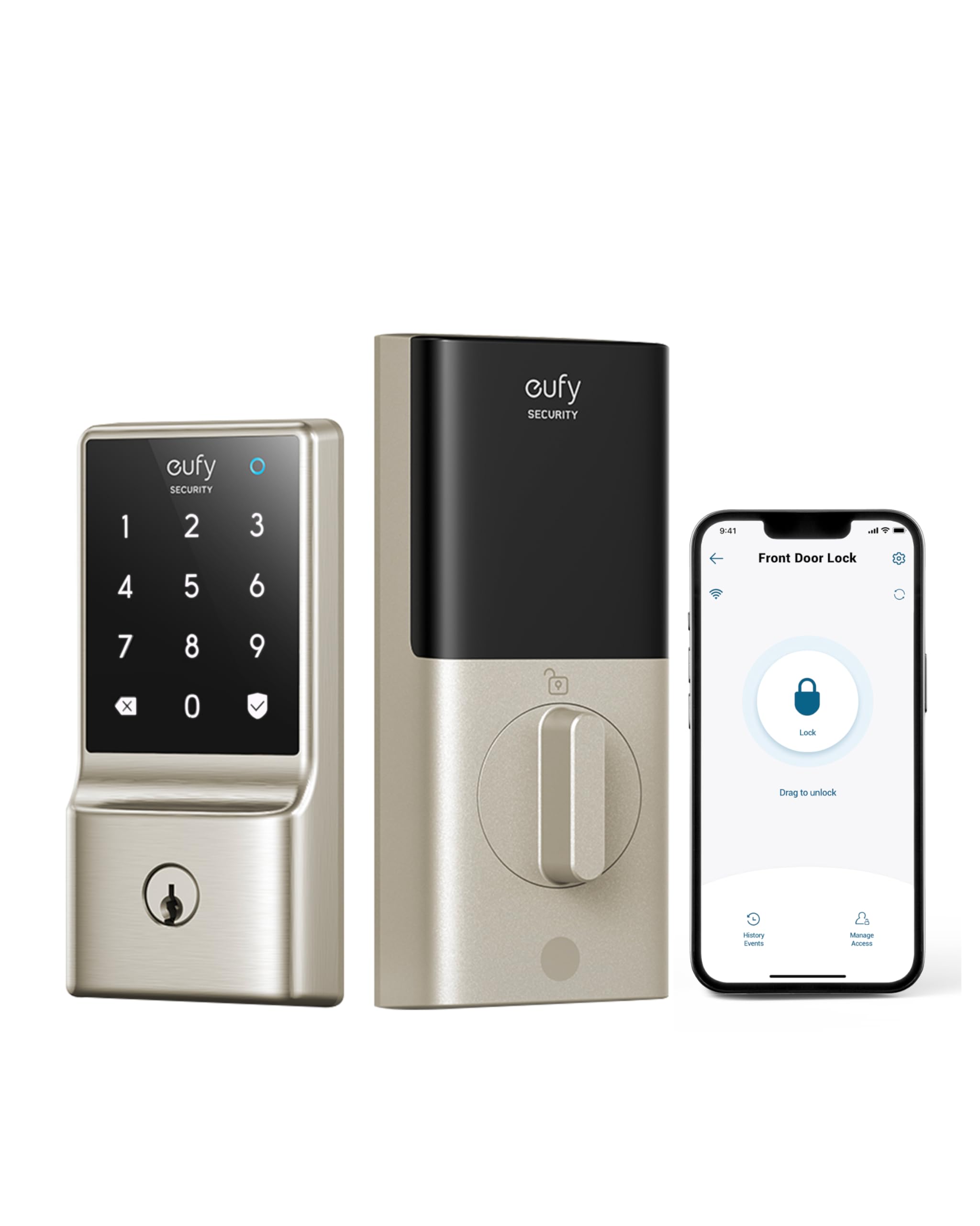 Smart Lock Eufy Security C210, Cerradura De Puerta De Entrada Sin Llave - Venta Internacional.