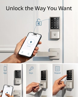 Foto 2 | Smart Lock Eufy Security C210, Cerradura De Puerta De Entrada Sin Llave - Venta Internacional.