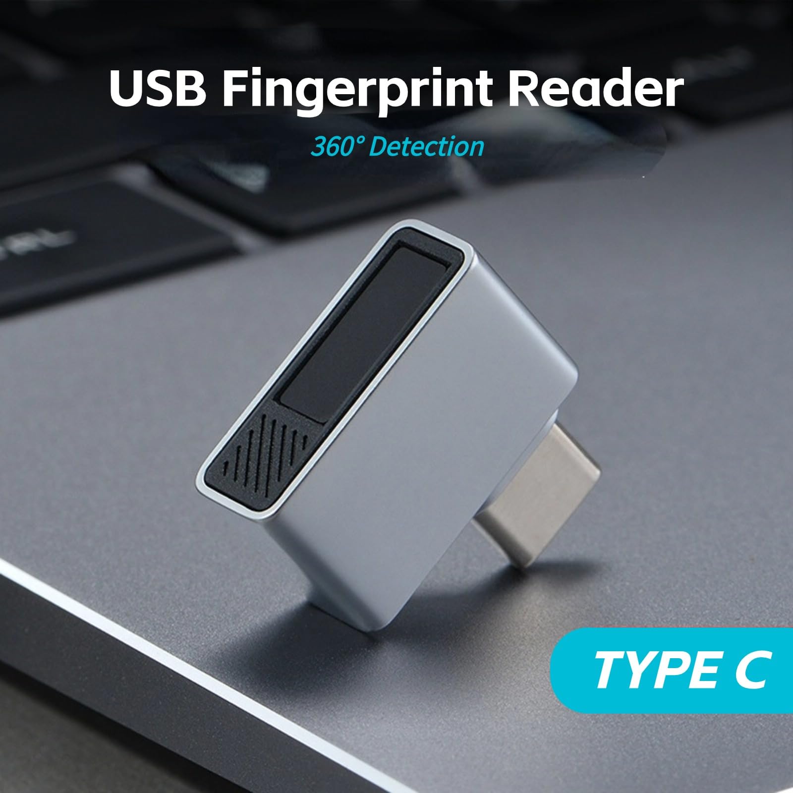 Foto 2 | Lector De Huellas Dactilares Yoidesu Usb C, Detección De 360°, Velocidad De 0,5 S - Venta Internacional.