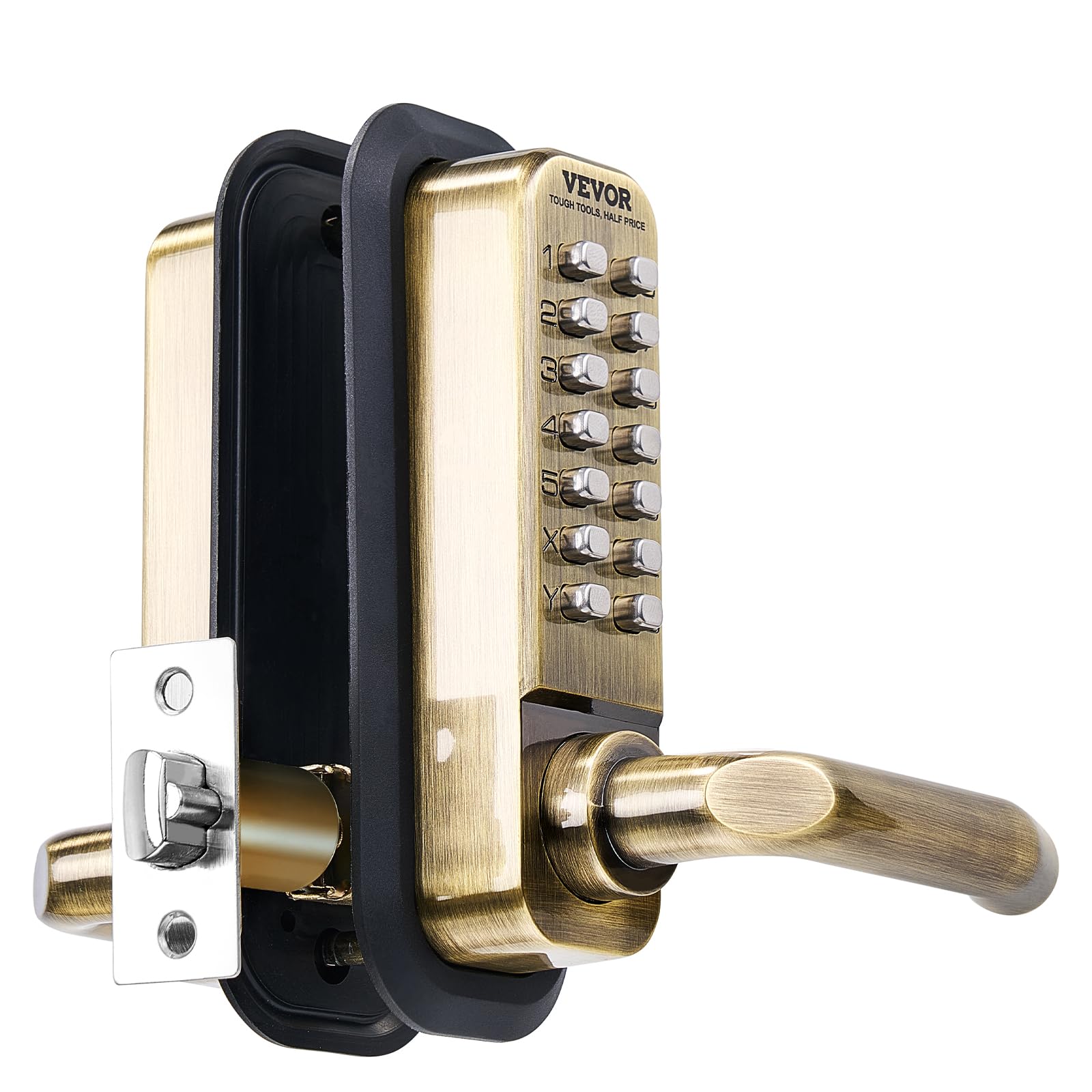 Foto 5 pulgar | Cerradura Mecánica Para Puerta De Entrada Sin Llave Vevor, 14 Llaves, Impermeable - Venta Internacional.