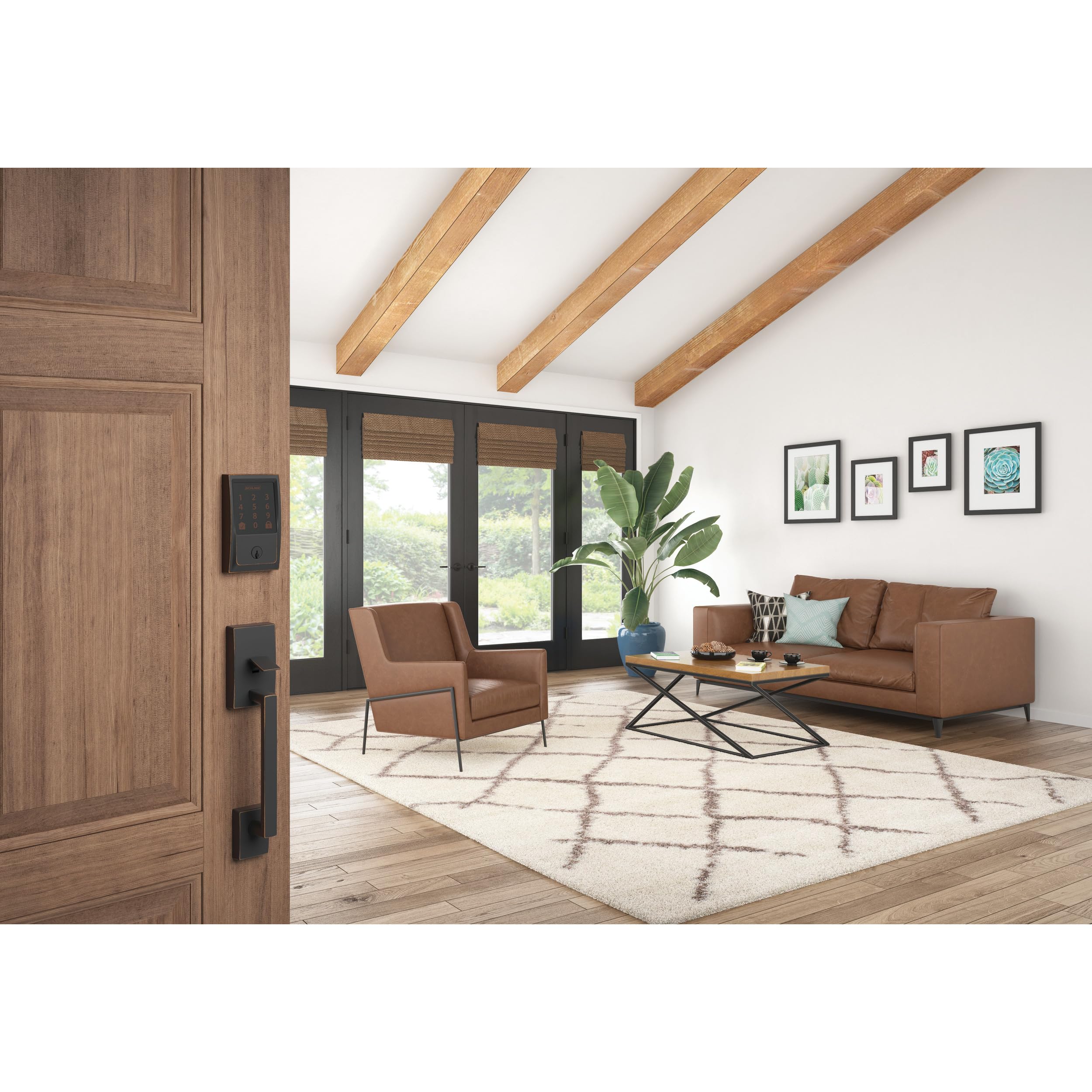 Foto 6 | Smart Wifi Deadbolt Lock Schlage Encode En Bronce Envejecido - Venta Internacional.