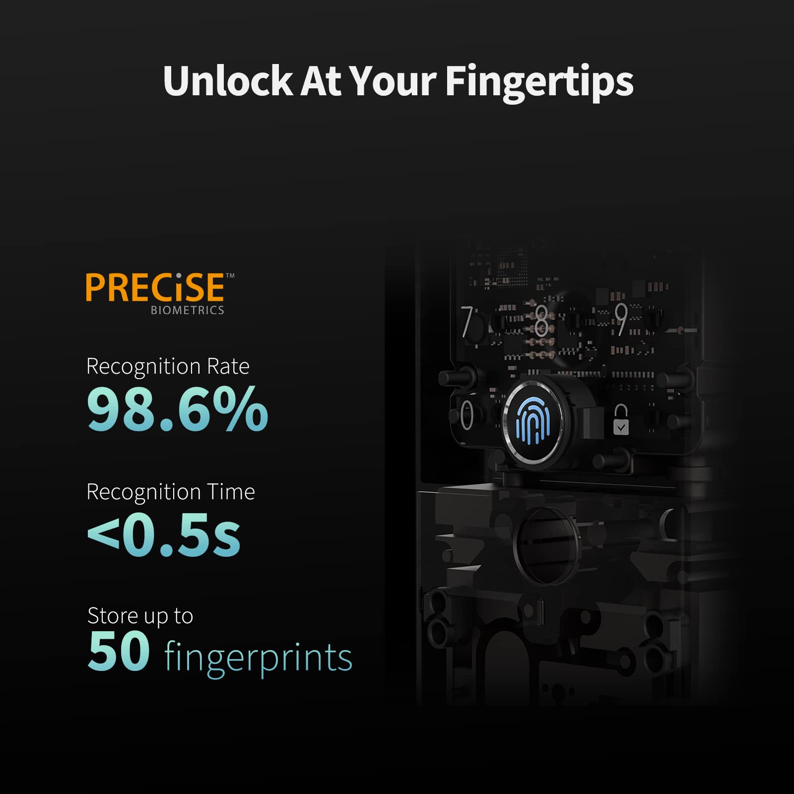 Foto 3 pulgar | Smart Lock Aqara U100 Con Huella Digital Y Entrada Sin Llave, Color Plateado - Venta Internacional.