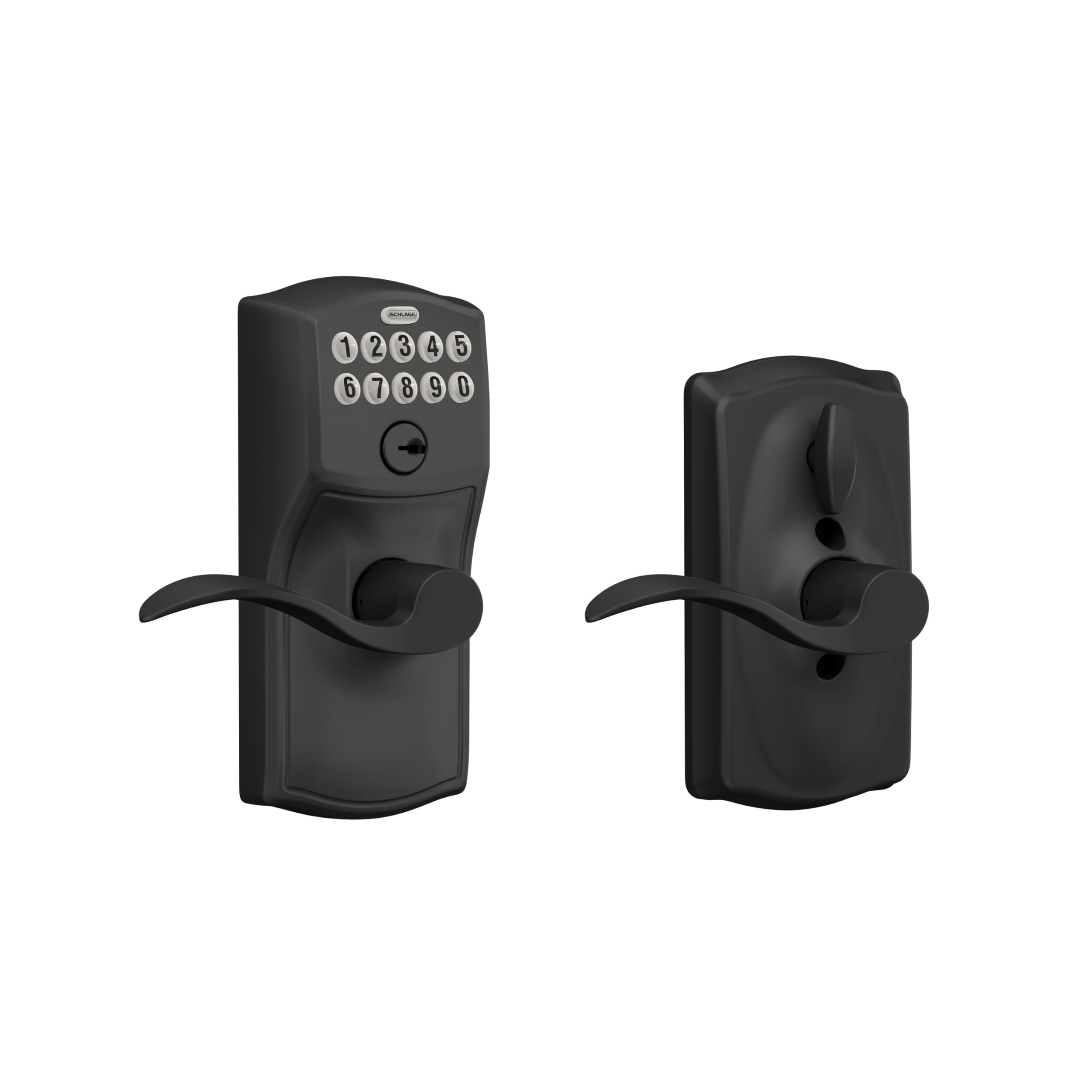 Foto 2 pulgar | Cerradura De Entrada Con Teclado Schlage Fe595 Cam 622 Acc Matte Black - Venta Internacional.