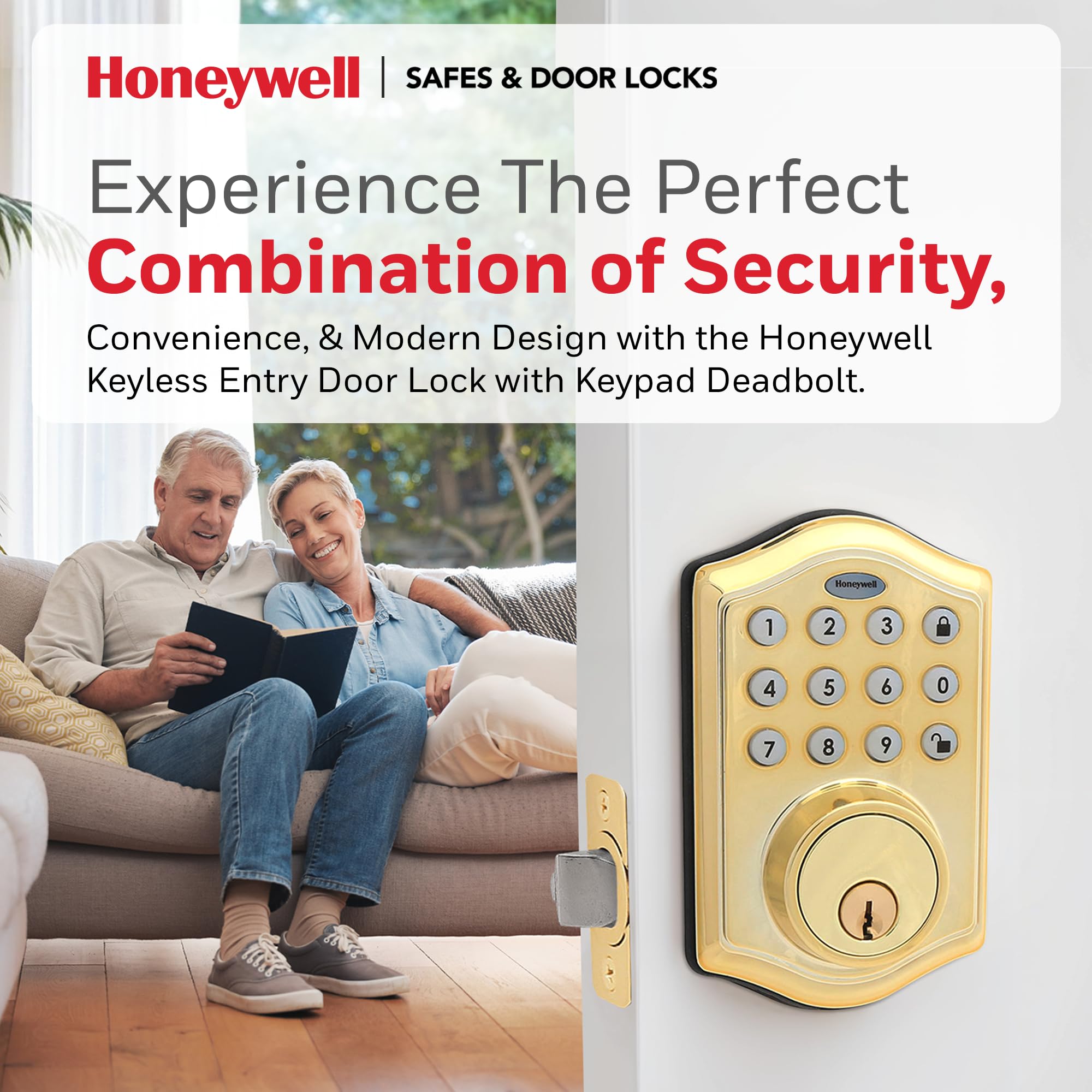 Foto 4 pulgar | Cerradura Electrónica Inteligente Honeywell Para Puerta De Entrada Sin Llave - Venta Internacional.
