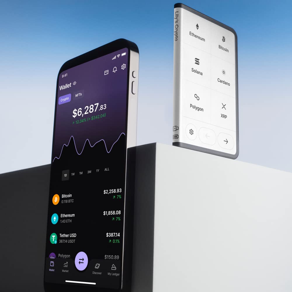 Foto 7 pulgar | Pantalla Táctil Segura Crypto Wallet Ledger Stax De Próxima Generación - Venta Internacional.