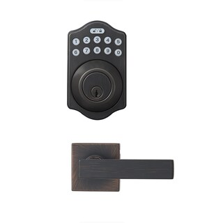 Foto 1 | Cerradura De Puerta Amazon Basics Con Teclado Electrónico Deadbolt Bronze - Venta Internacional.