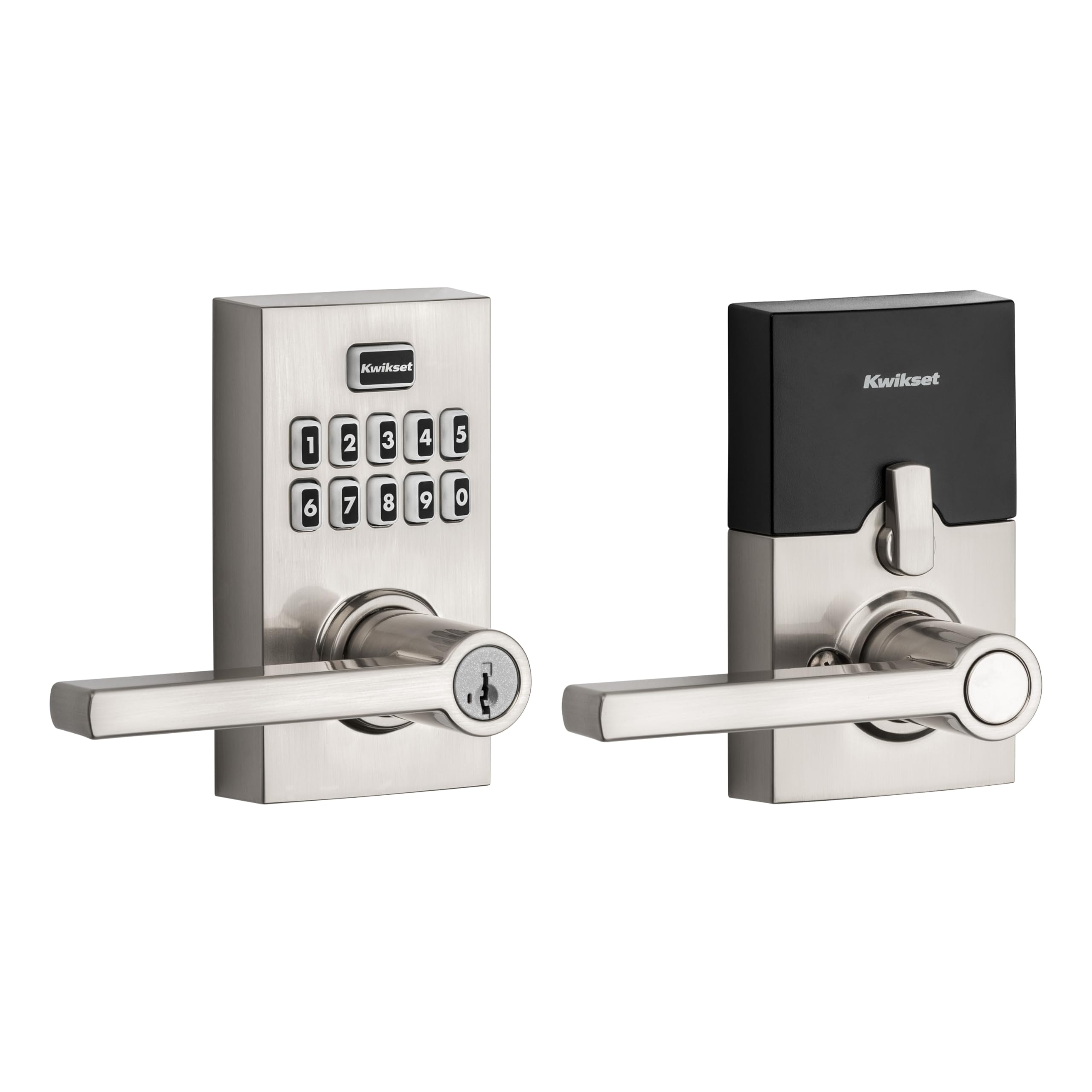 Foto 1 | Bloqueo De Entrada Sin Llave Con Teclado Kwikset Smartcode 917  Níquel Satinado - Venta Internacional.