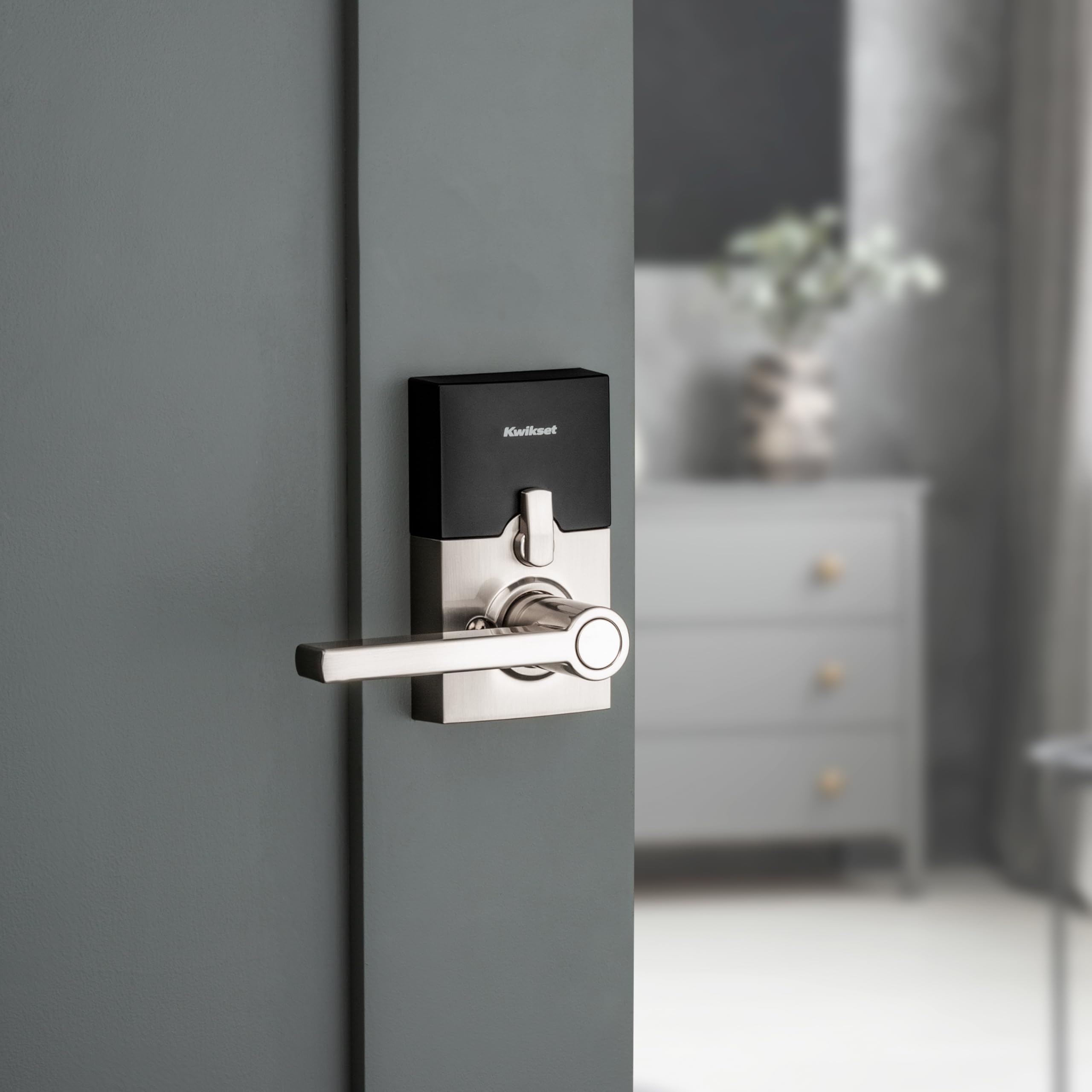 Foto 5 | Bloqueo De Entrada Sin Llave Con Teclado Kwikset Smartcode 917  Níquel Satinado - Venta Internacional.