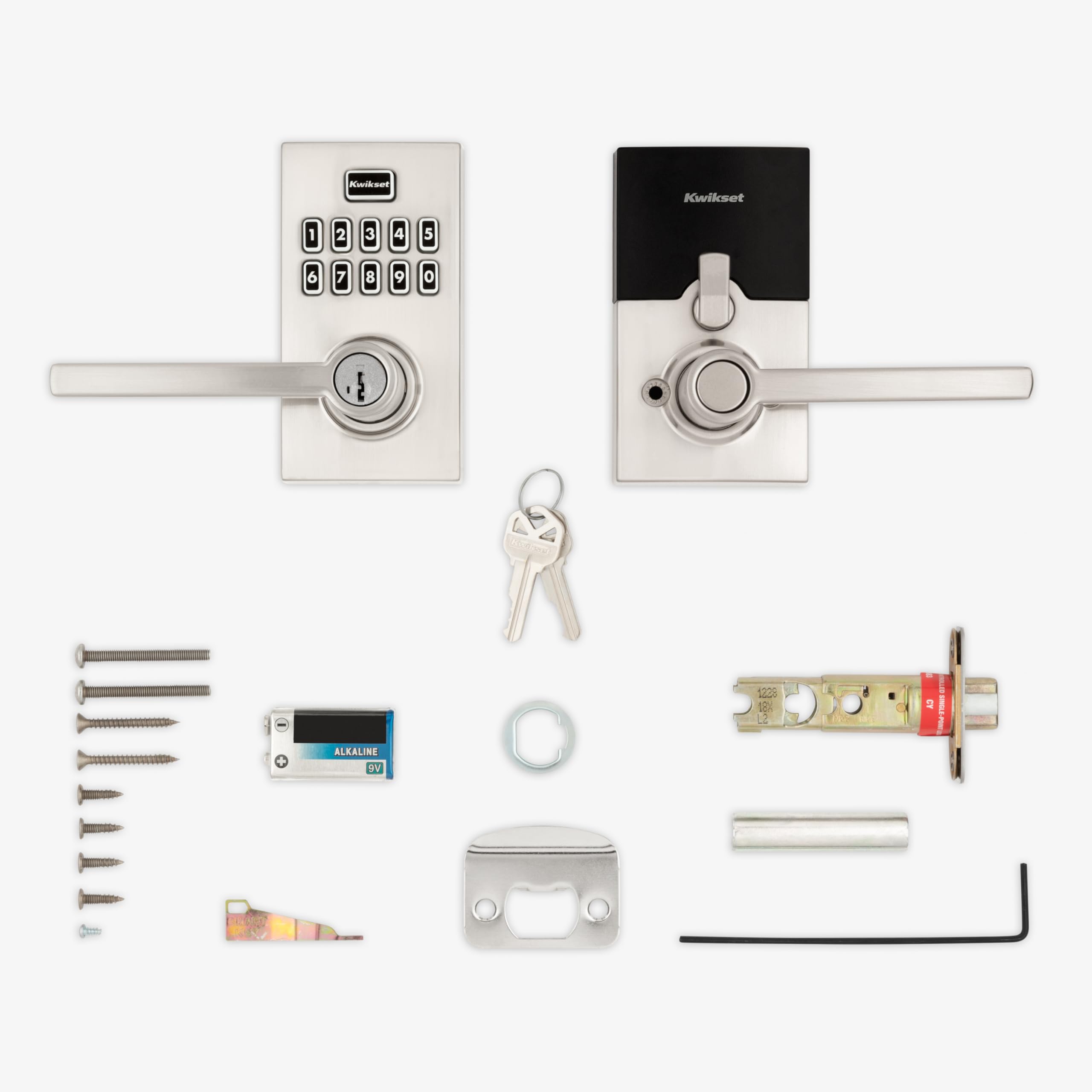 Foto 6 | Bloqueo De Entrada Sin Llave Con Teclado Kwikset Smartcode 917  Níquel Satinado - Venta Internacional.