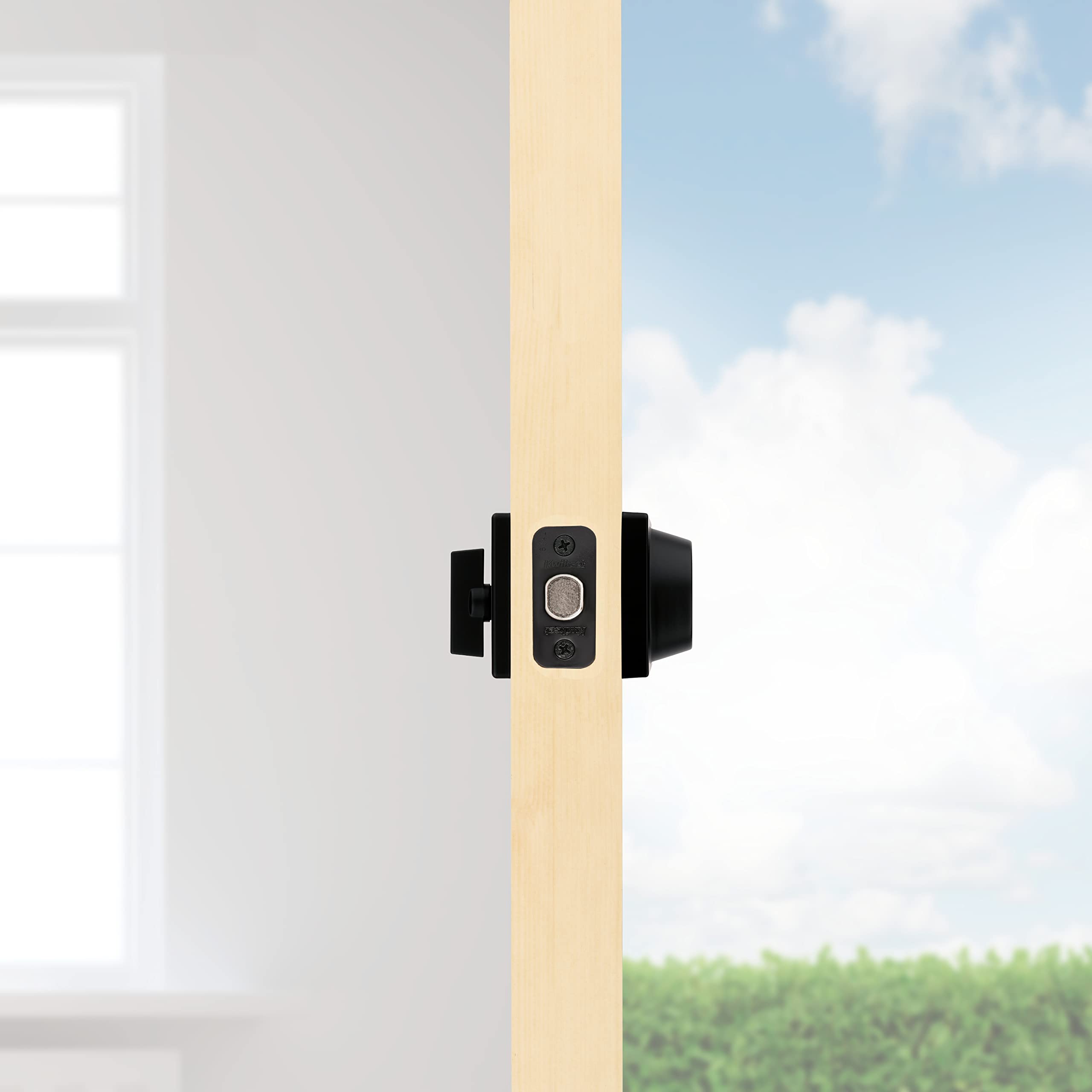 Foto 7 pulgar | Deadbolt Lock Kwikset 660  Contemporáneo  Negro Mate - Venta Internacional.