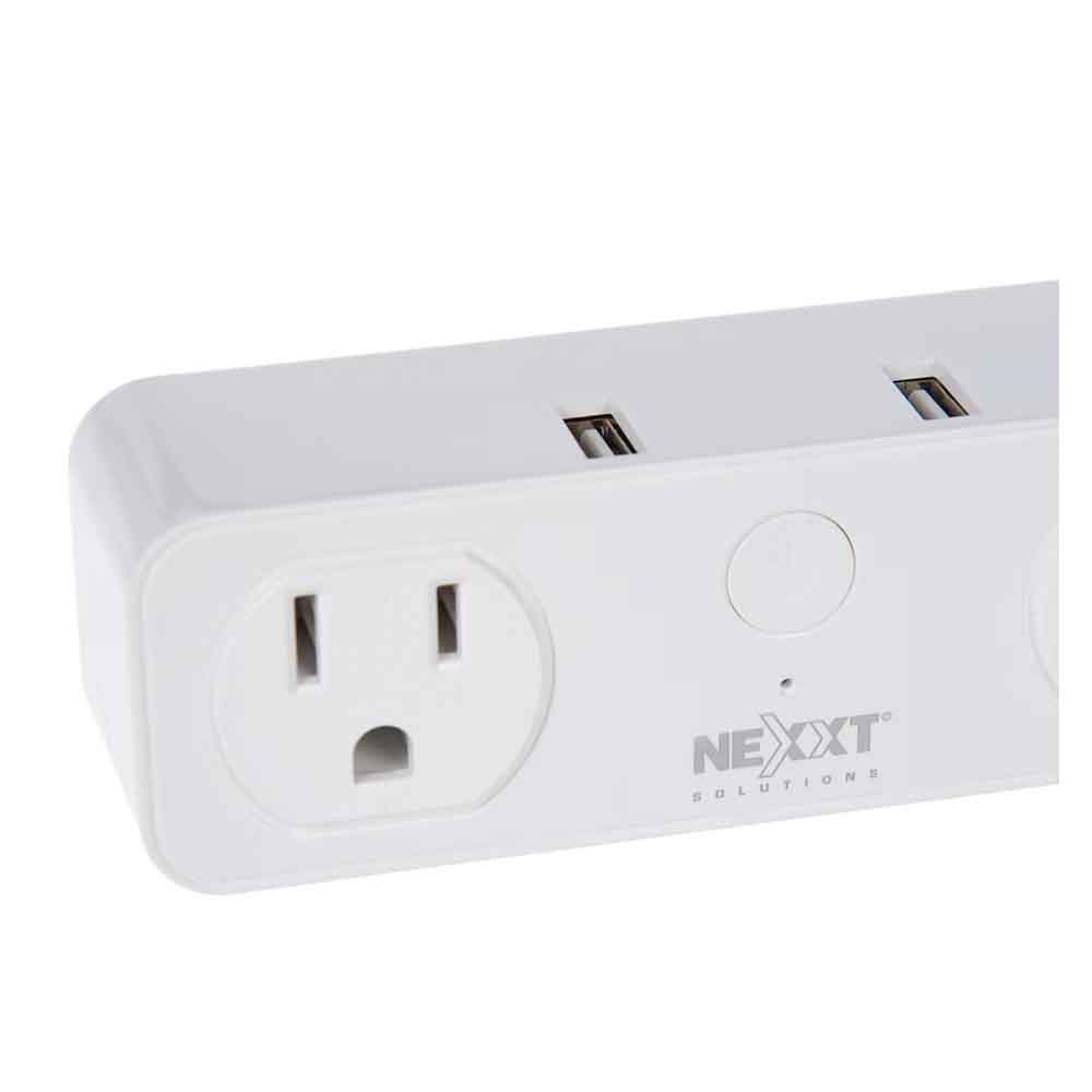 Foto 4 pulgar | Protector de Sobretensión Nexxt Solutions NHP-D610 color Blanco Inteligente con Conexión Wifi