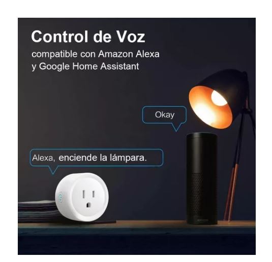 Foto 4 pulgar | Enchufe Inteligente para Alexa Google Home