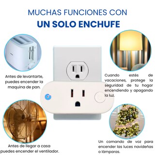 Foto 5 | Enchufe Inteligente Dosyu Smart Plug Wifi