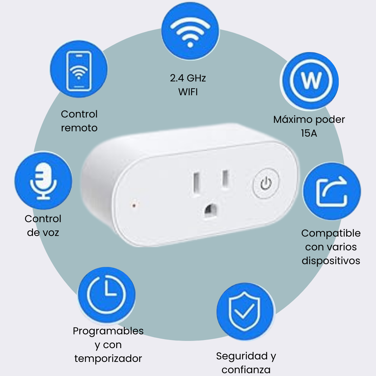 Foto 9 pulgar | Enchufe Inteligente Dosyu Smart Plug Wifi