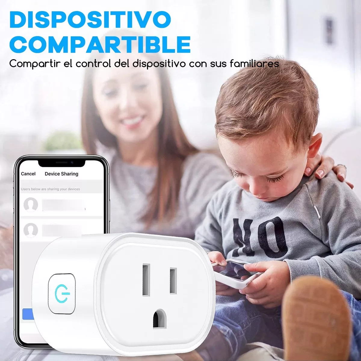 Foto 3 pulgar | Enchufe Inteligente Wifi Contacto Alexa Smart Plug Eo Safe Imports Esi-12630 Blanco