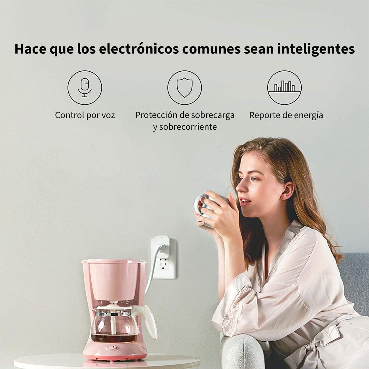 Foto 6 pulgar | Enchufe Inteligente Aqara con Monitoreo de Energía y Control por Voz Compatible con Apple Homekit