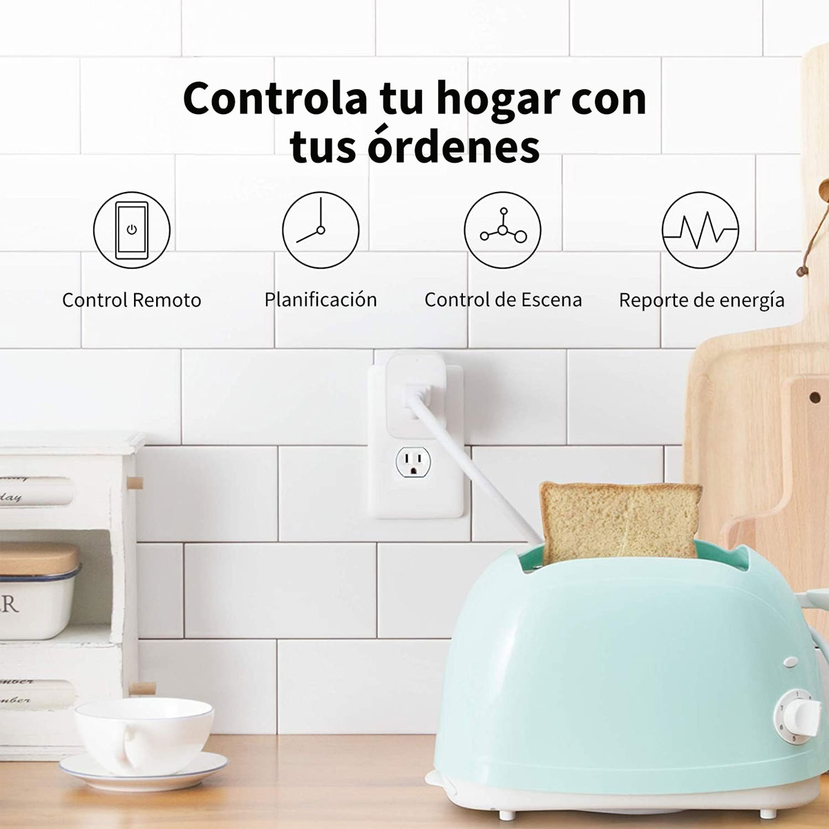 Foto 7 pulgar | Enchufe Inteligente Aqara con Monitoreo de Energía y Control por Voz Compatible con Apple Homekit