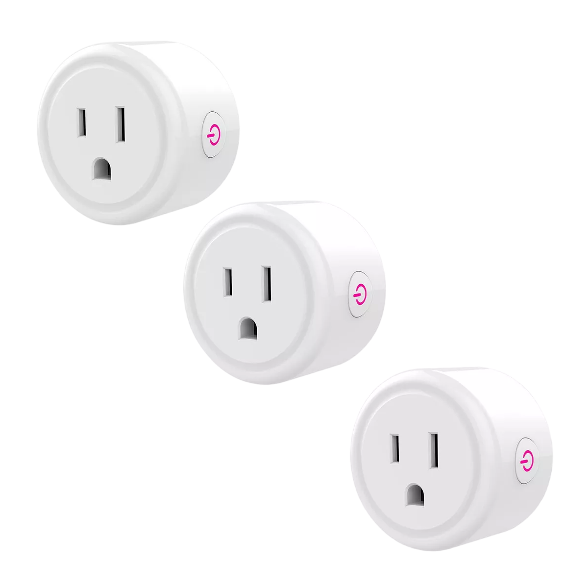 Foto 2 pulgar | Enchufe Inteligente Wifi Smart Plug Alexa Google Home 3 Piezas