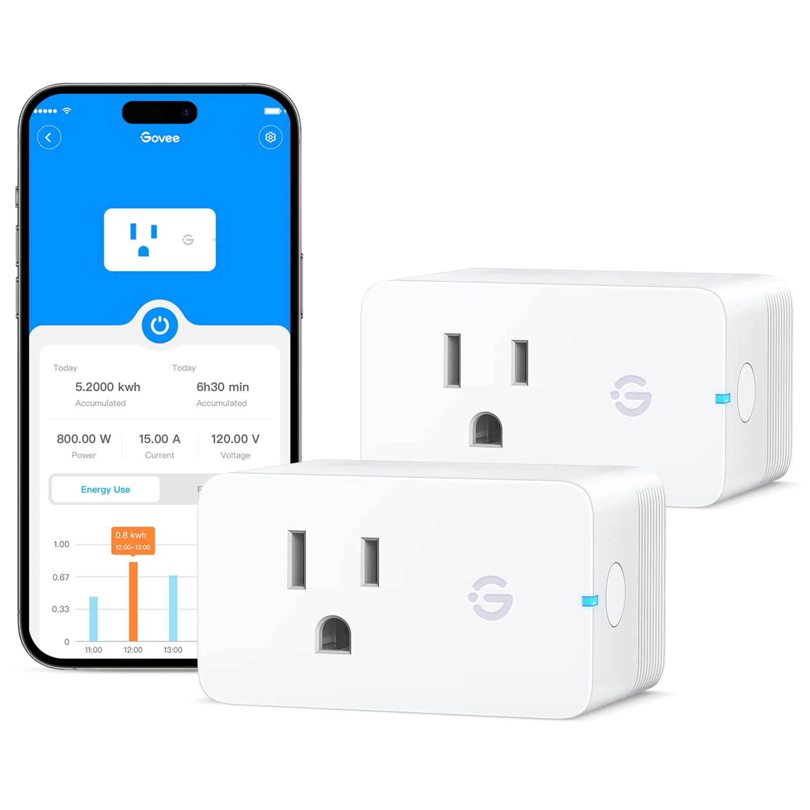 Foto 2 pulgar | Paquete De 2 Guantes Inteligentes Con Monitoreo De Energía Wifi Alexa - Venta Internacional.