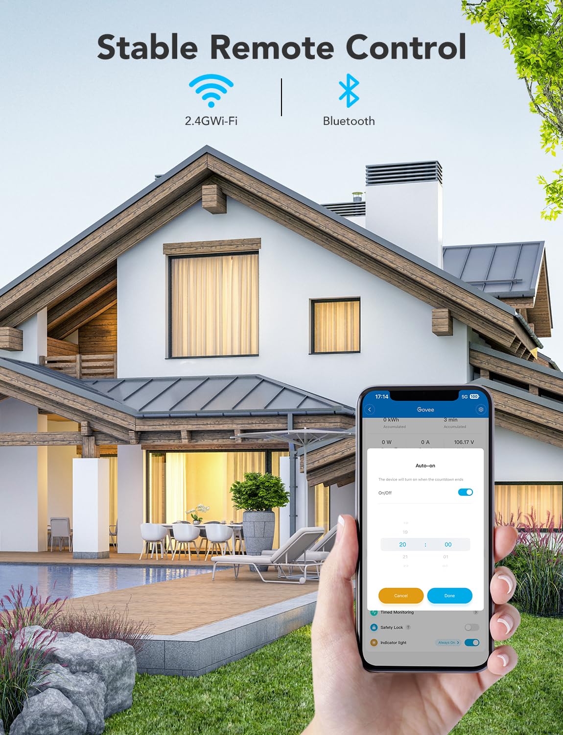 Foto 4 pulgar | Enchufe Inteligente Govee Con Monitoreo De Energía Wifi Alexa Google - Venta Internacional.